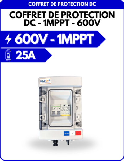 Coffret de protection DC -  - 1MPPT - SPD2 - 600V
