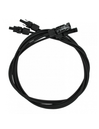 Paire de rallonges MC4 vers MC4 pour panneau solaire vers Micro-onduleur