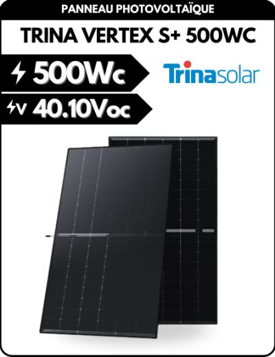 Panneau solaire 500W Trina Solar Vertex S+N-type i-TOPCon 500 Wc Bi-Facial ZETA-3930