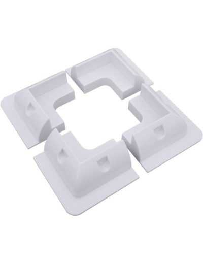 Support Panneau Solaire 4 angles, sans perçage, pour installations sur camping-car, caravane et van aménagé